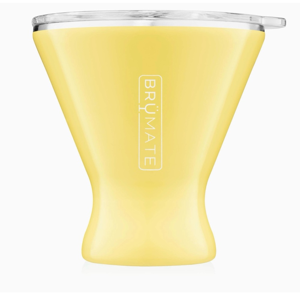 NWOB Brumate MargTini Martini Glass, 10 Oz, Daisy Yellow
